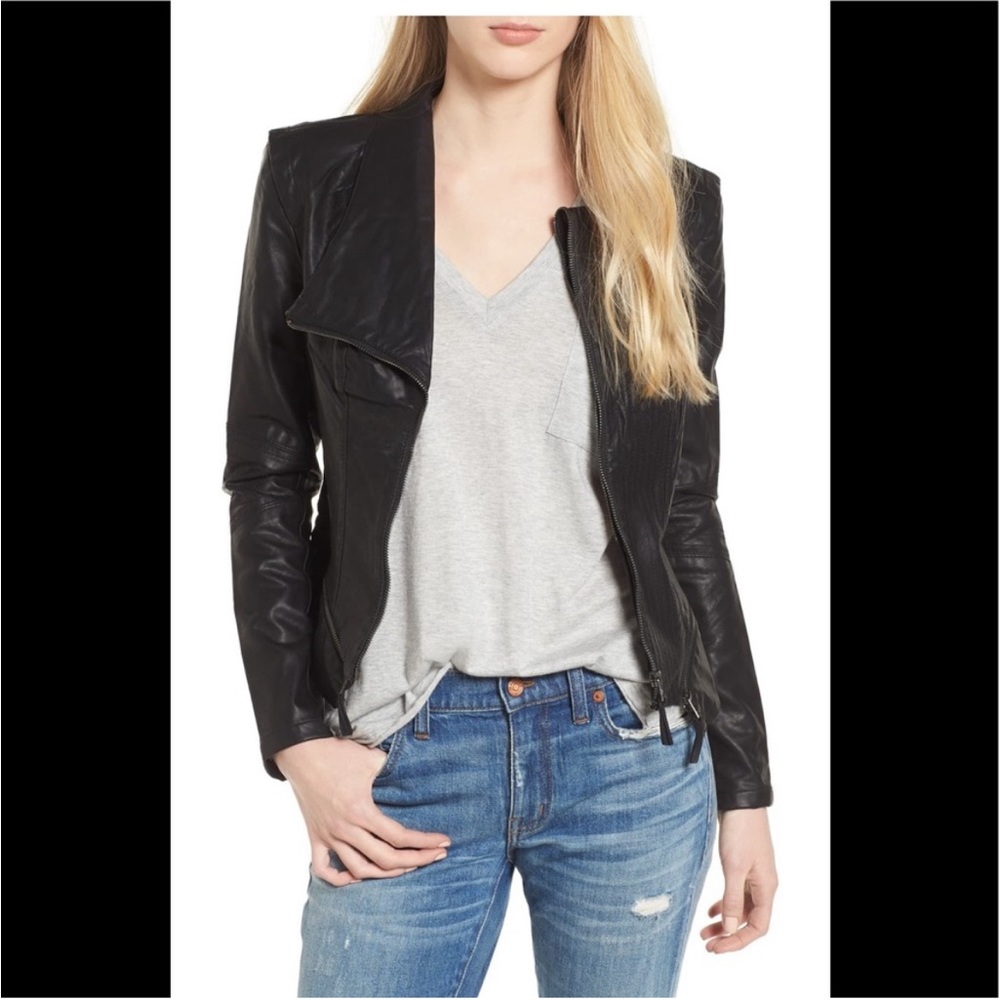 Blank NYC faux leather jacket